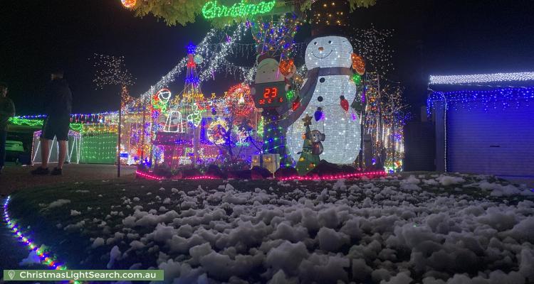 Christmas Light display at 14 Palena Crescent, Saint Clair