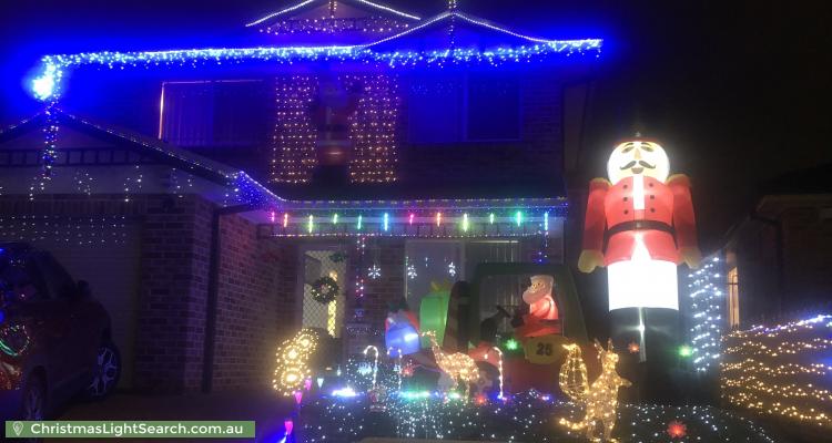 Christmas Light display at 34A Seldon Street, Quakers Hill