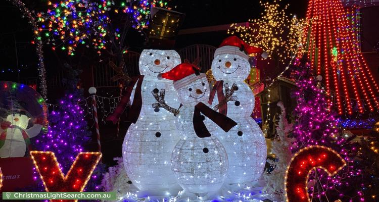 Christmas Light display at 9 Trezise Place, Quakers Hill