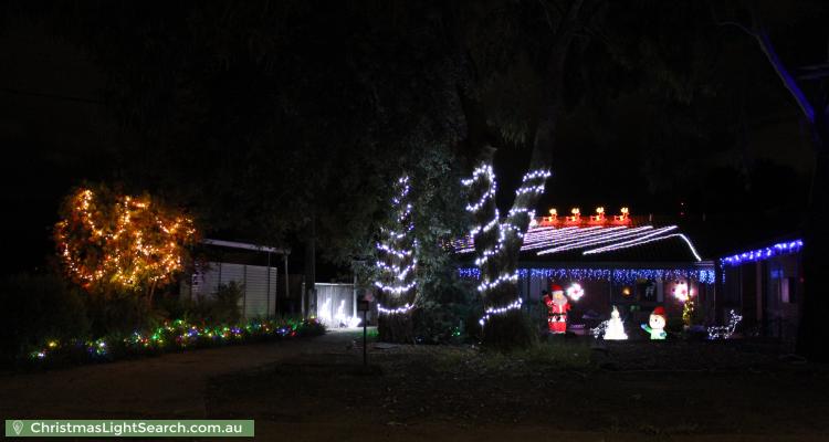 Christmas Light display at 28 Balonne Street, Kaleen