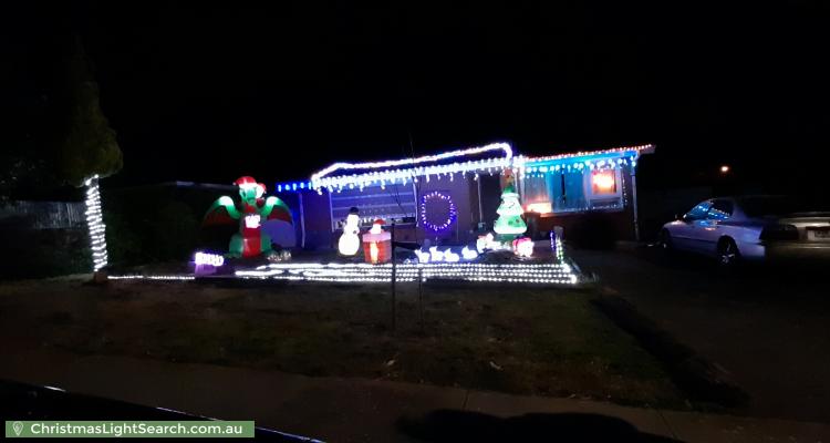 Christmas Light display at 1 Brigid Street, Christie Downs