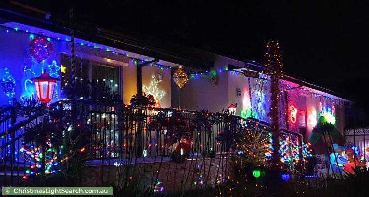 Christmas Light display at  Heathmere Crescent, Endeavour Hills