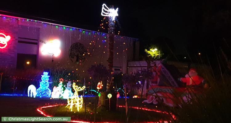 Christmas Light display at  Heathmere Crescent, Endeavour Hills