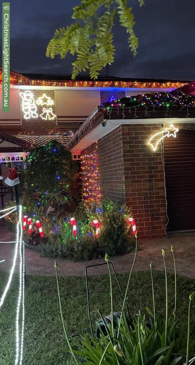 Christmas Light display at 1 Ann Court, Bundoora